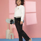 Girls Casual Trackpant | Modern Fit with Side Pockets