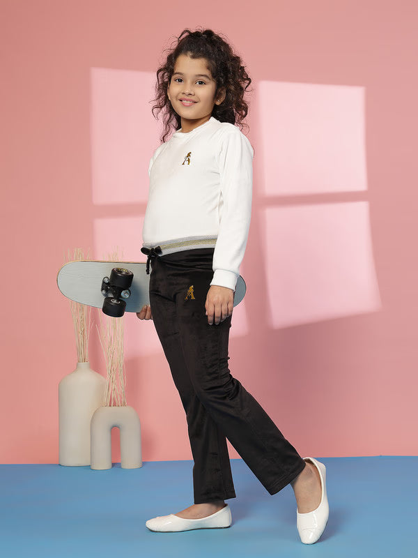 Girls Casual Trackpant | Modern Fit with Side Pockets