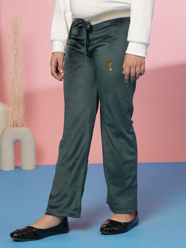 Albion Kids Track Pants Comfortable Lounge Trackpant | All Day Wear_B.Green