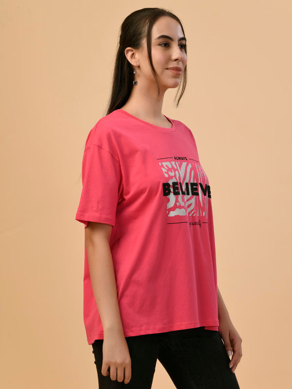 Albion Premium Ladies H.Pink Regular T-Shirt