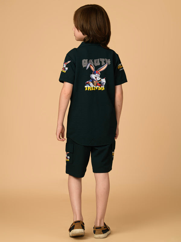 Albion Premium Boys Green Co-ord set