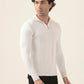 Albion Men’s Warm Pullover Sweater – Fall/Winter Essential_white
