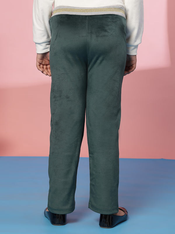 Albion Kids Track Pants Comfortable Lounge Trackpant | All Day Wear_B.Green