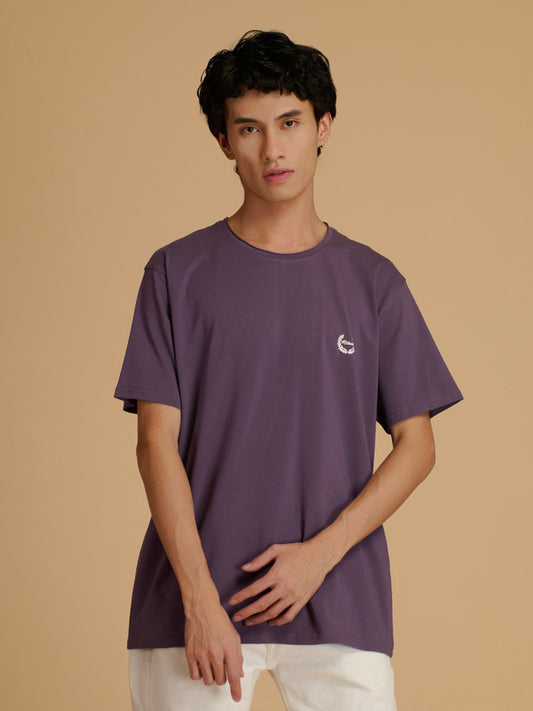 Albion Men’s Solid Crew Neck T-Shirt Comfortable Summer Casual Tee