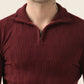 Albion Men’s Classic Fit Pullover – Durable, Stylish, and Comfortable_marron