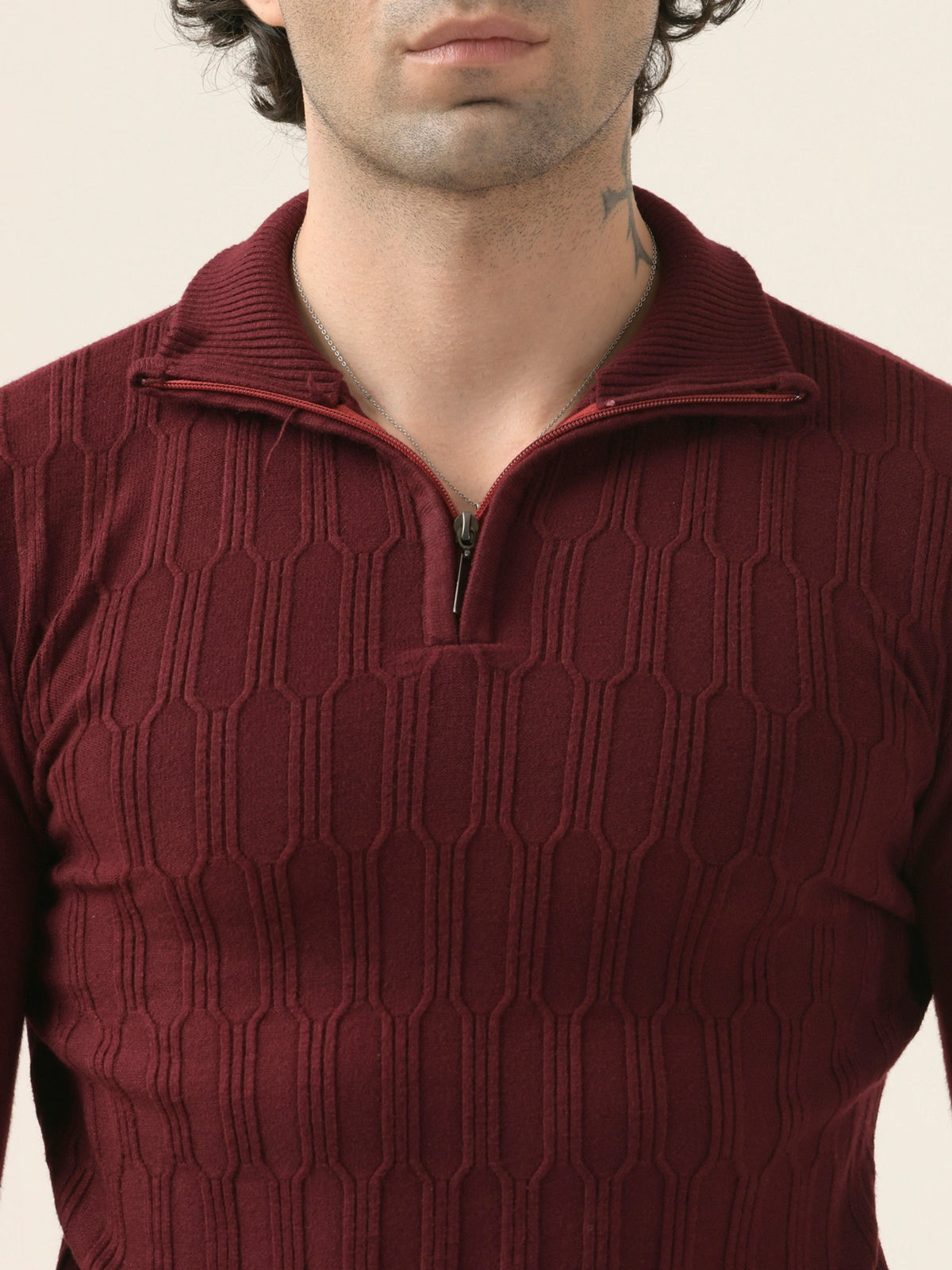 Albion Men’s Classic Fit Pullover – Durable, Stylish, and Comfortable_marron