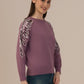 Albion Ladies Woolen Sweater– Perfect Winter Comfort_PURPLE