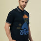 Albion Premium Cyan Navy Mens T-Shirt