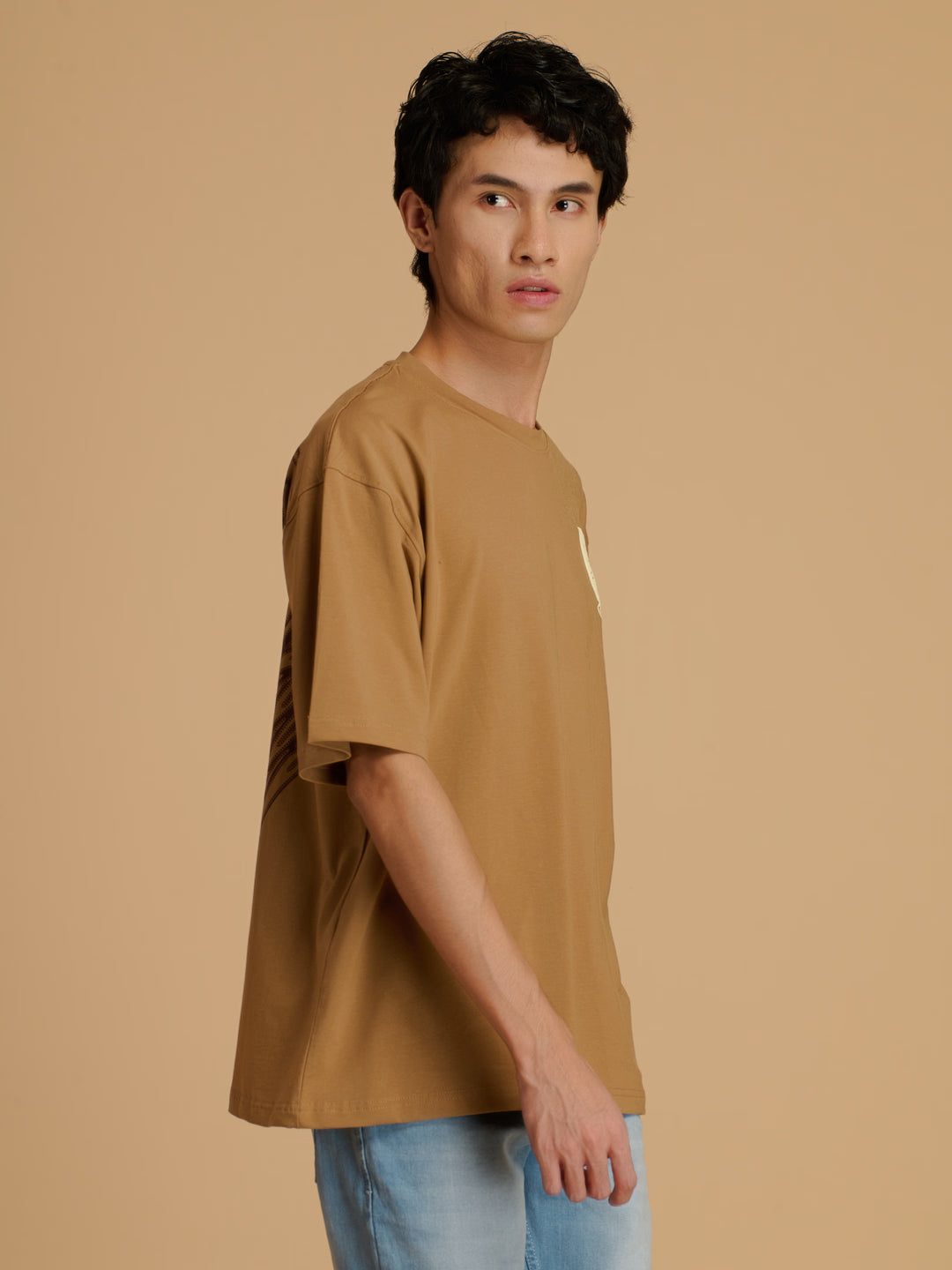 Albion Premium Cyan D.Brown Mens T-Shirt