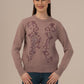Albion Ladies Woollen Winter Sweater – Cozy & Comfortable – Purple