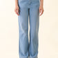 Albion Women Superior Mid Blue Straight Fit Jeans
