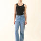 Albion Women Superior Mid Blue Straight Fit Jeans