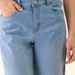 Albion Women Superior Mid Blue Straight Fit Jeans