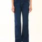 Albion Women Superior Dark Blue Bootcut Jeans