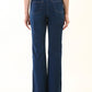 Albion Women Superior Dark Blue Bootcut Jeans