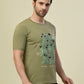 Albion Premium Pro-Zed Olive Men T-Shirt