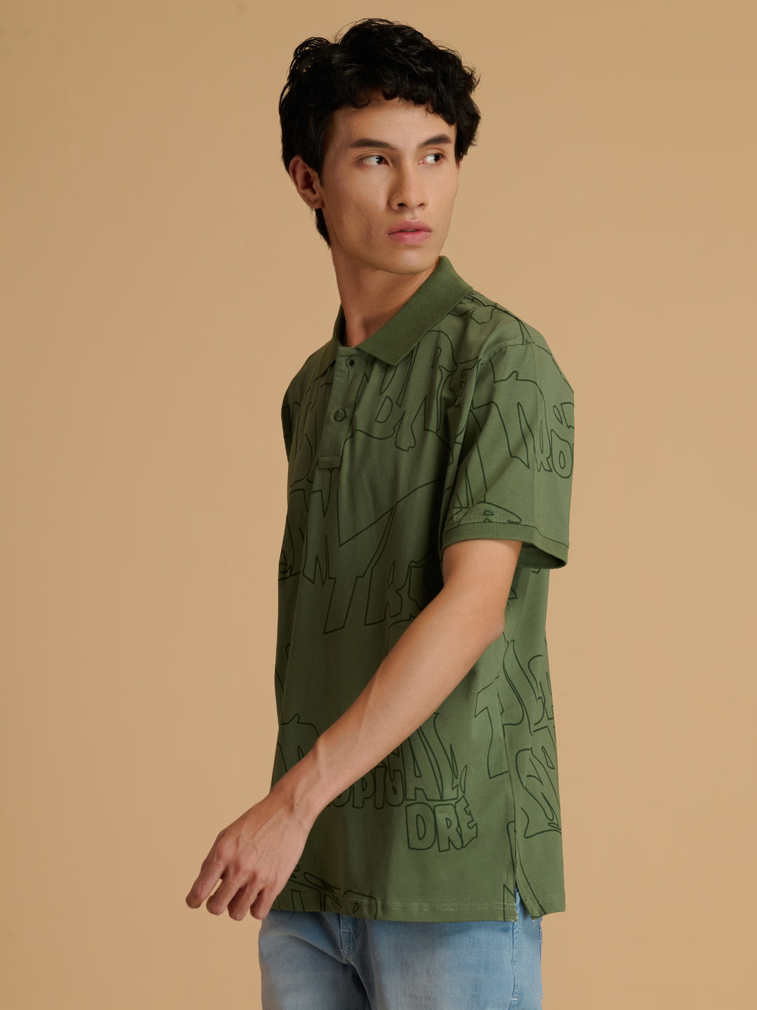 Albion Premium Cyan Green Mens T-Shirt