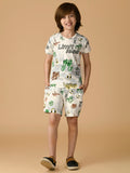 Albion Premium Boys White Co-ord set