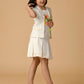 Albion Premium Girls White Skirt Top