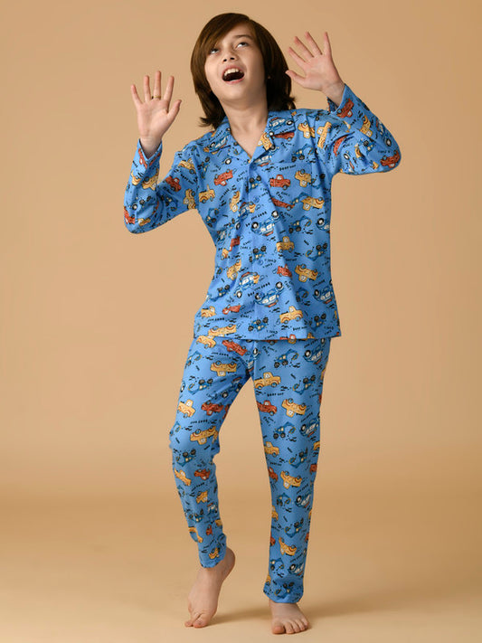 Albion Premium Boys Blue Night Suit