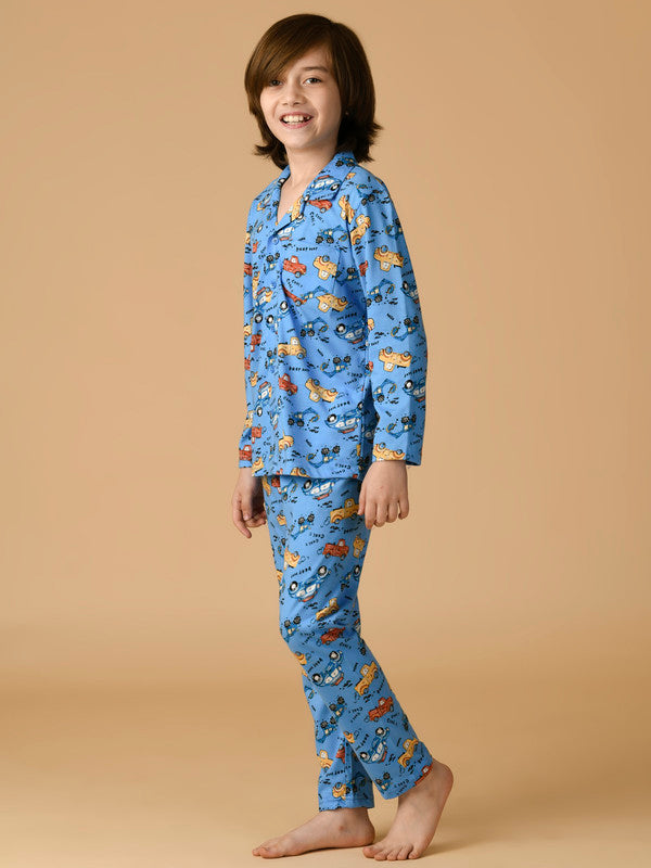 Albion Premium Boys Blue Night Suit
