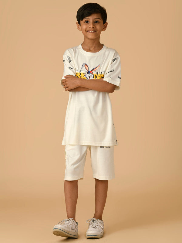 Albion Premium Boys Set White Co-ord set