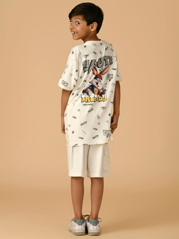 Albion Premium Boys Set White Co-ord set