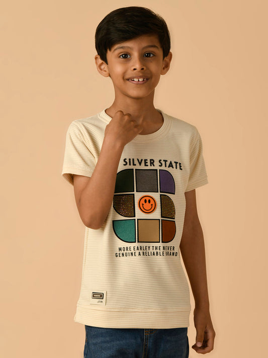 Albion Premium Boys Cream T-shirt