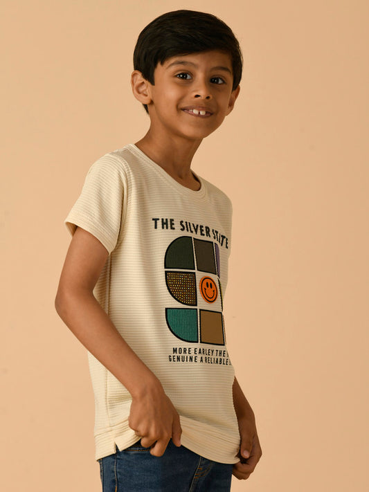 Albion Premium Boys Cream T-shirt