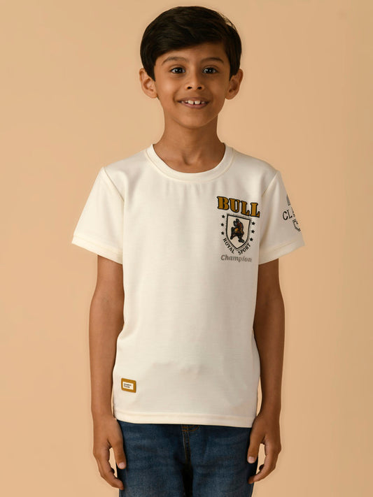 Albion Premium Boys White T-shirt