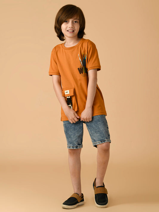 Albion Premium Boys Orange T-shirt
