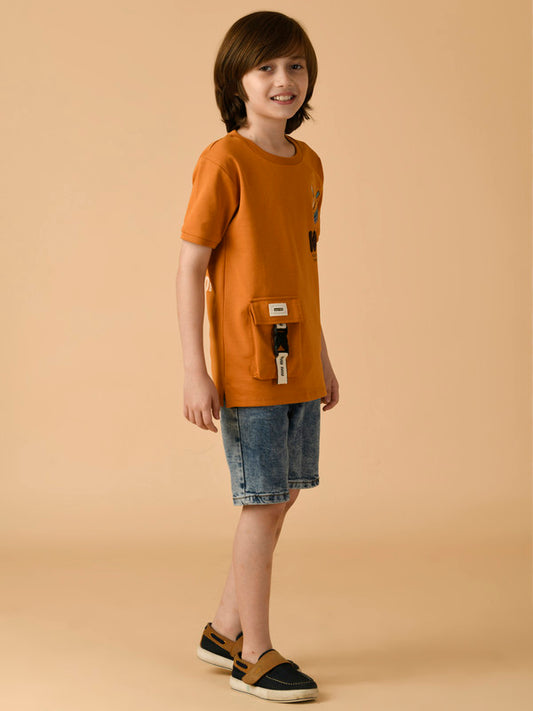 Albion Premium Boys Orange T-shirt