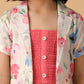 Albion Premium Girls Pink Skirt Top