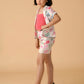 Albion Premium Girls Pink Skirt Top