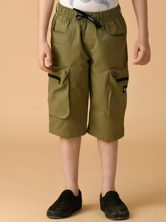 Albion Premium Boys Olive Capris