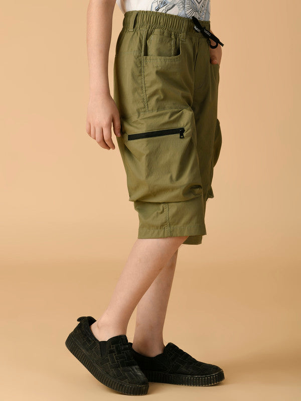 Albion Premium Boys Olive Capris