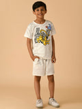Albion Premium Boys White Co-ord set