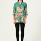 Albion Women Smart Premium Seagreen Blouson Top