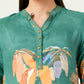 Albion Women Smart Premium Seagreen Blouson Top