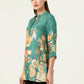 Albion Women Smart Premium Seagreen Blouson Top
