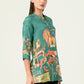 Albion Women Smart Premium Seagreen Blouson Top