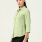 Albion Women Smart Premium Green Blouson Top
