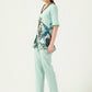 Albion Women Smart Premium Sky Green Co-ord set