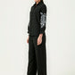Albion Women Smart Premium Black Co-ord set