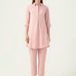 Albion Women Smart Premium Peach Co-ord set