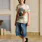 Albion Premium Boys Napoleon Cream T-shirt