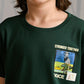 Albion Premium Boys Bambini Green T-shirt