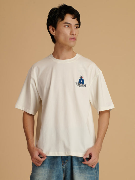 Albion Premium Men White T-Shirt