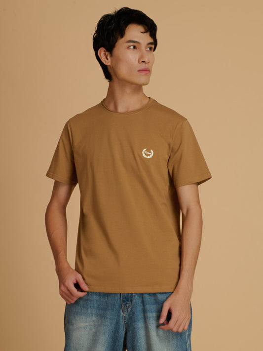 Albion Premium Men L.Brown T-Shirt