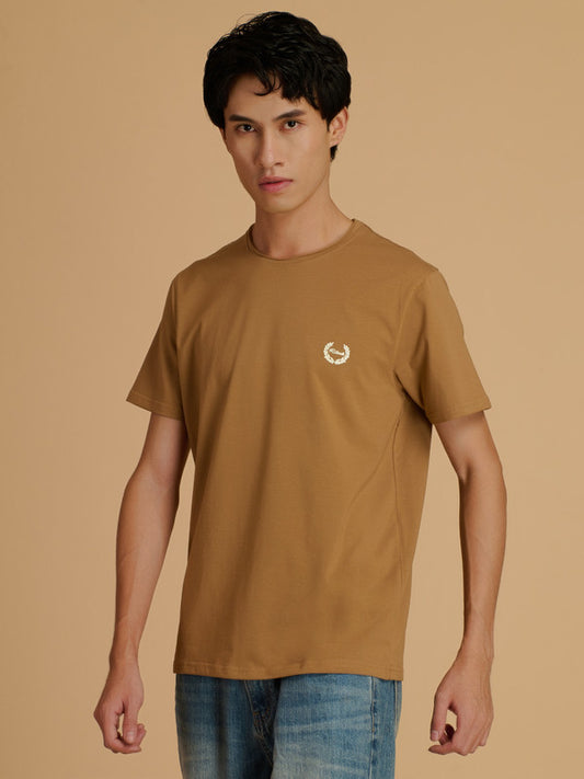 Albion Premium Men L.Brown T-Shirt
